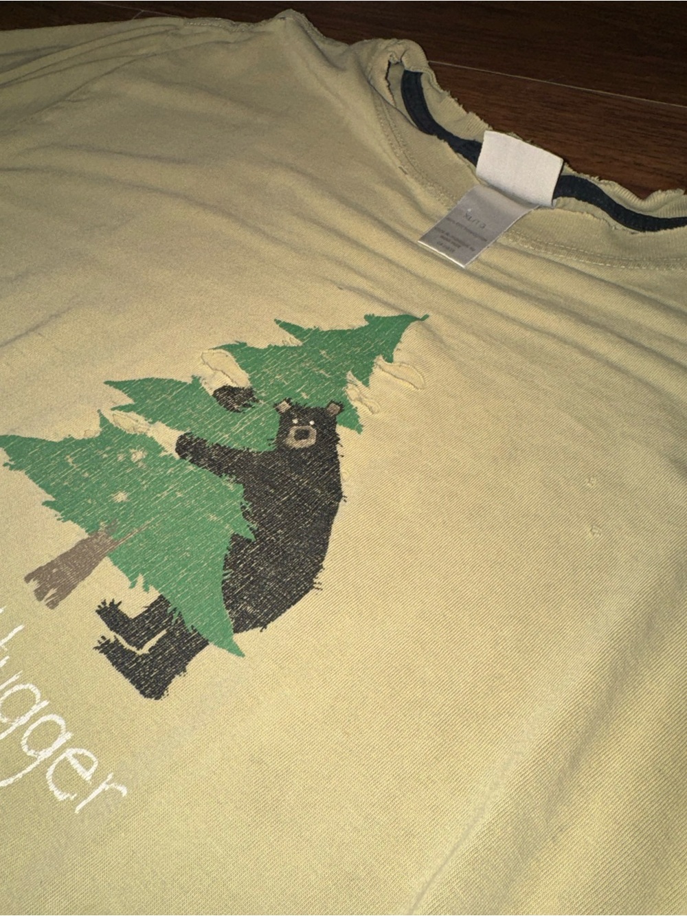 Vintage Torn Tree Hugger TShirt